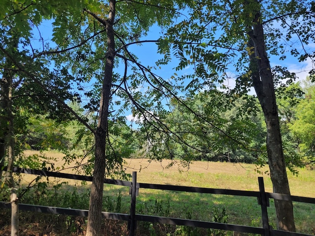 view of yard featuring a rural view