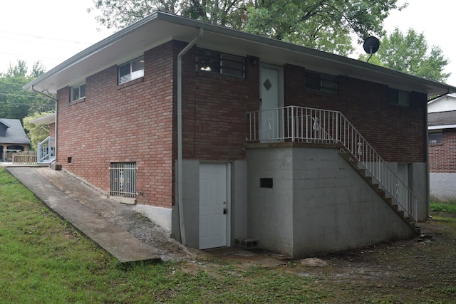 view of rear view of property