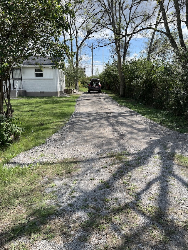 view of road