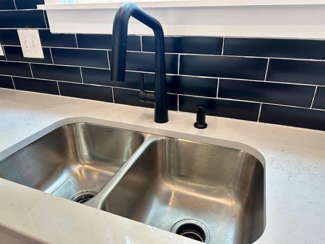 interior details with sink