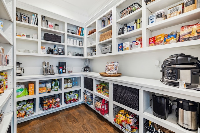 view of pantry