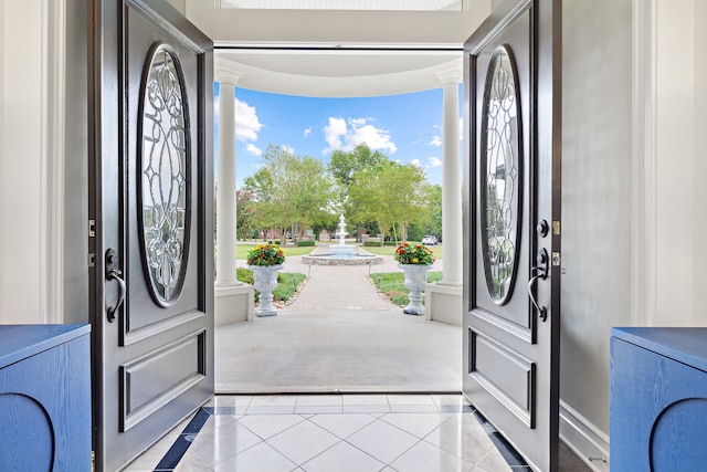 view of foyer