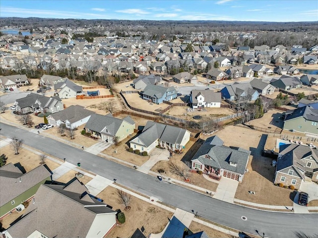 bird's eye view featuring a residential view