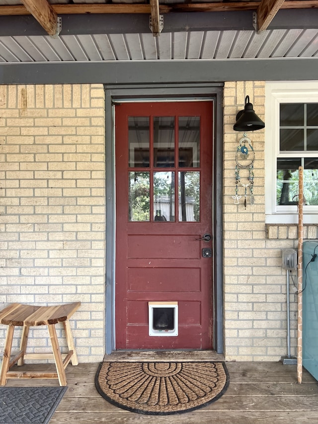 view of entrance to property