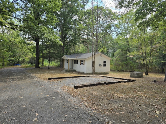 view of front of home