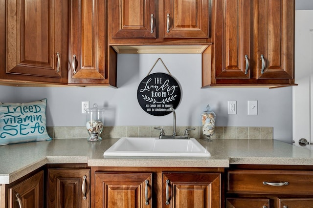 kitchen featuring sink