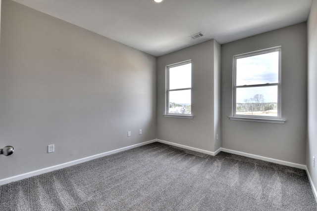 unfurnished room featuring carpet floors