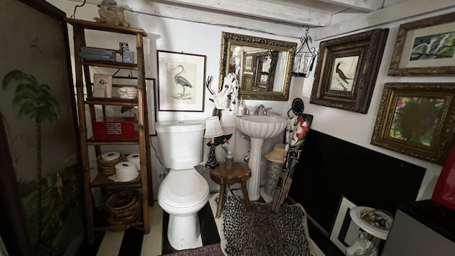 bathroom with toilet