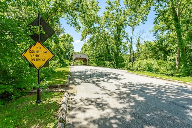 view of road