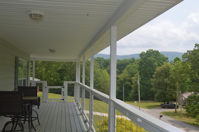 view of deck