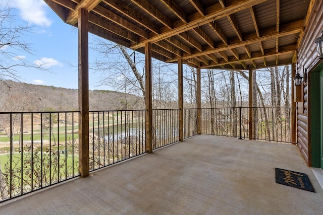 835 Rushing Water Trl, Rising Fawn, GA 30738 - view of patio / terrace featuring a balcony