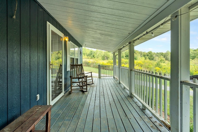 view of deck