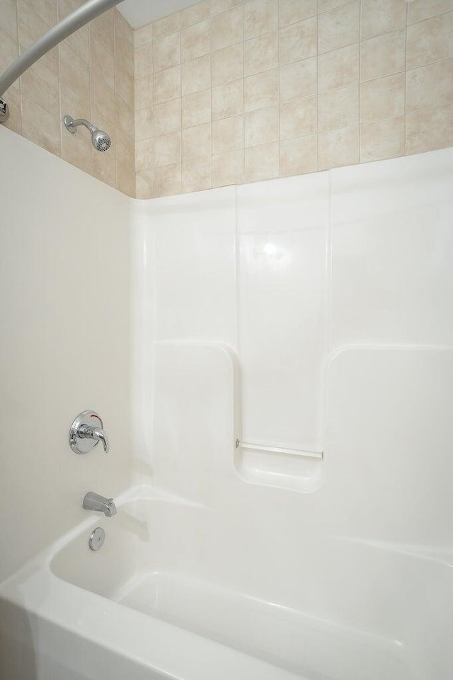 bathroom featuring bathtub / shower combination