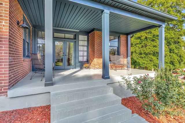 view of patio with covered porch