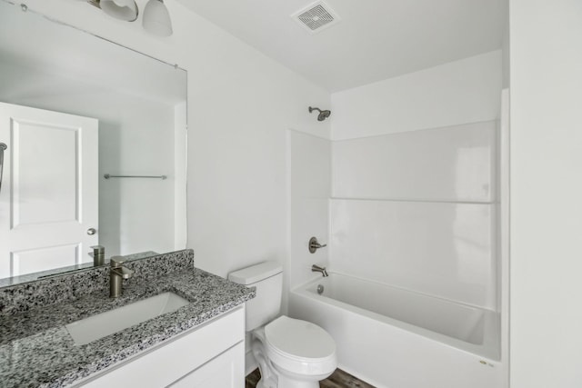 320 Moffat St Unit 101, Monteagle, TN 37356 - full bathroom featuring vanity, toilet, and bathing tub / shower combination