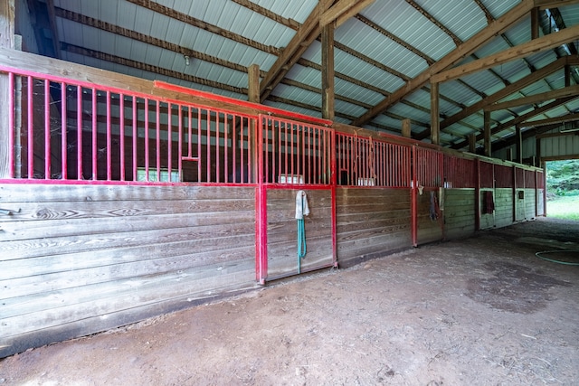 view of stable