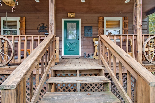 view of entrance to property