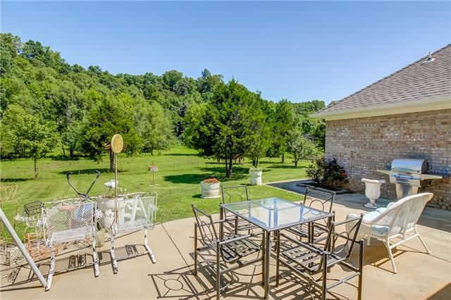 view of patio / terrace featuring a grill