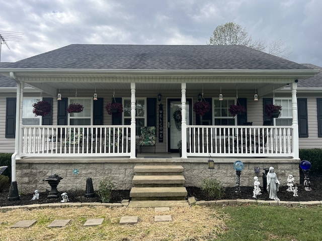 view of front of house featuring a porch