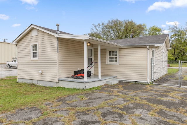 view of back of property