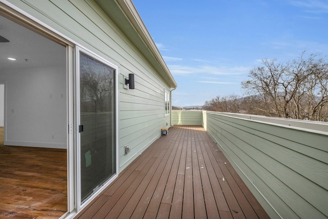 view of deck