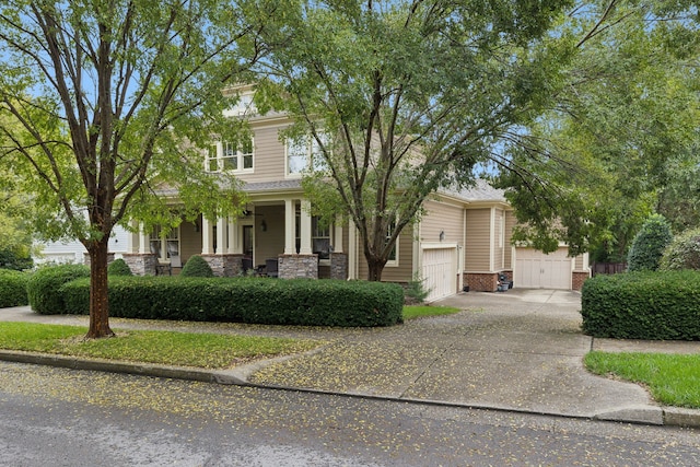 view of front of home featuring a porch