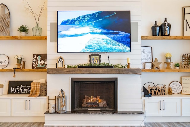 room details with hardwood / wood-style flooring