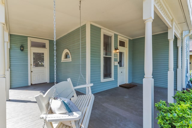 view of patio / terrace featuring a porch