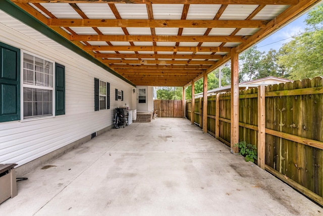 view of patio