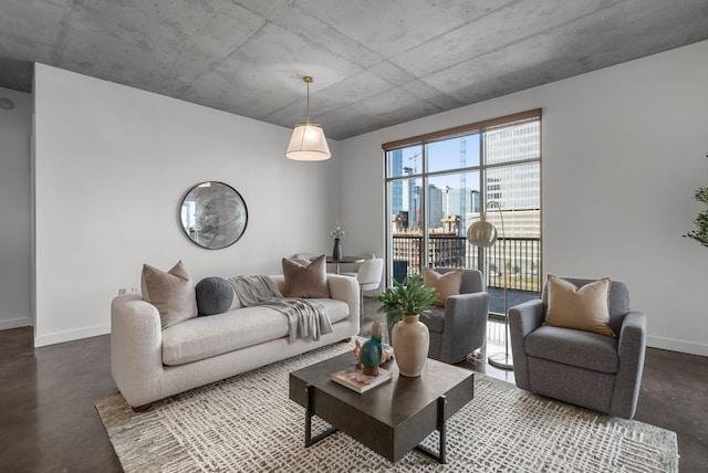 view of living room