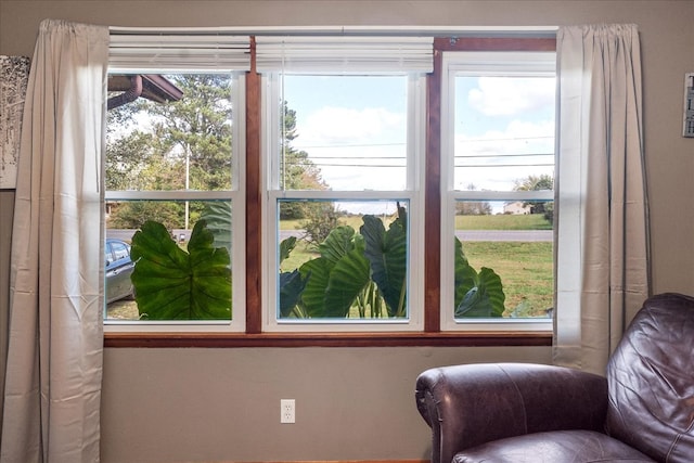 view of doorway to outside