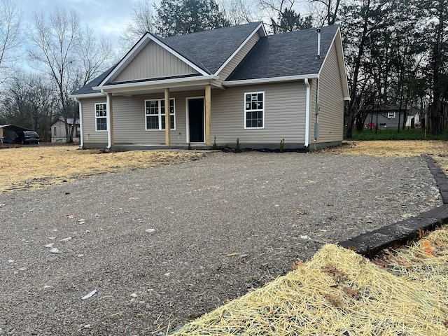 view of front of home featuring a porch