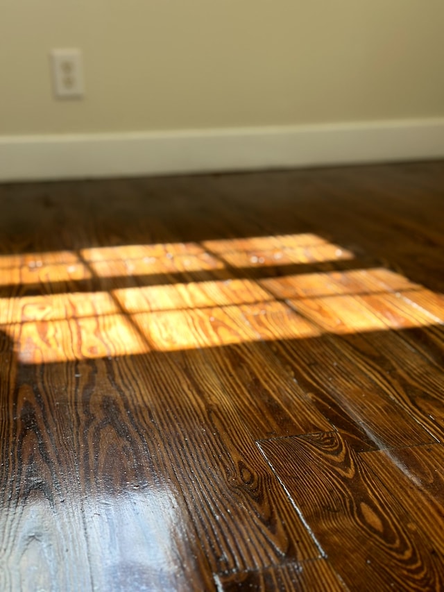 details featuring wood-type flooring