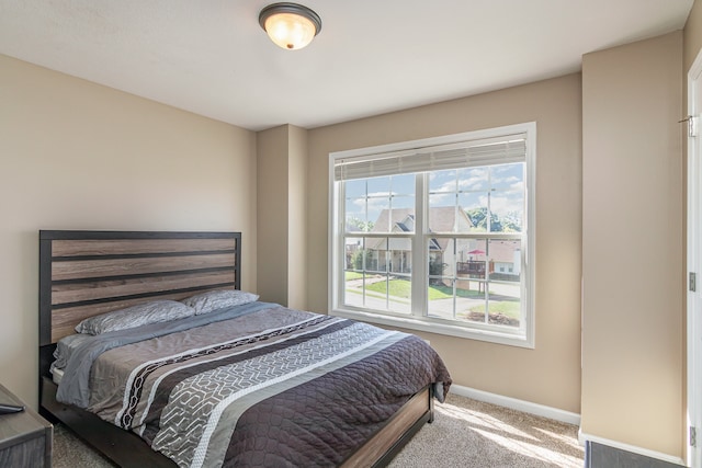 bedroom with carpet flooring