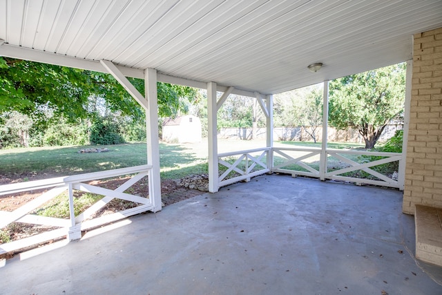 view of patio