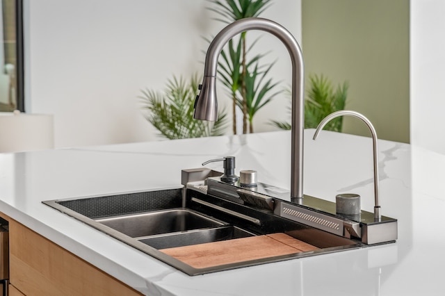 interior details with sink