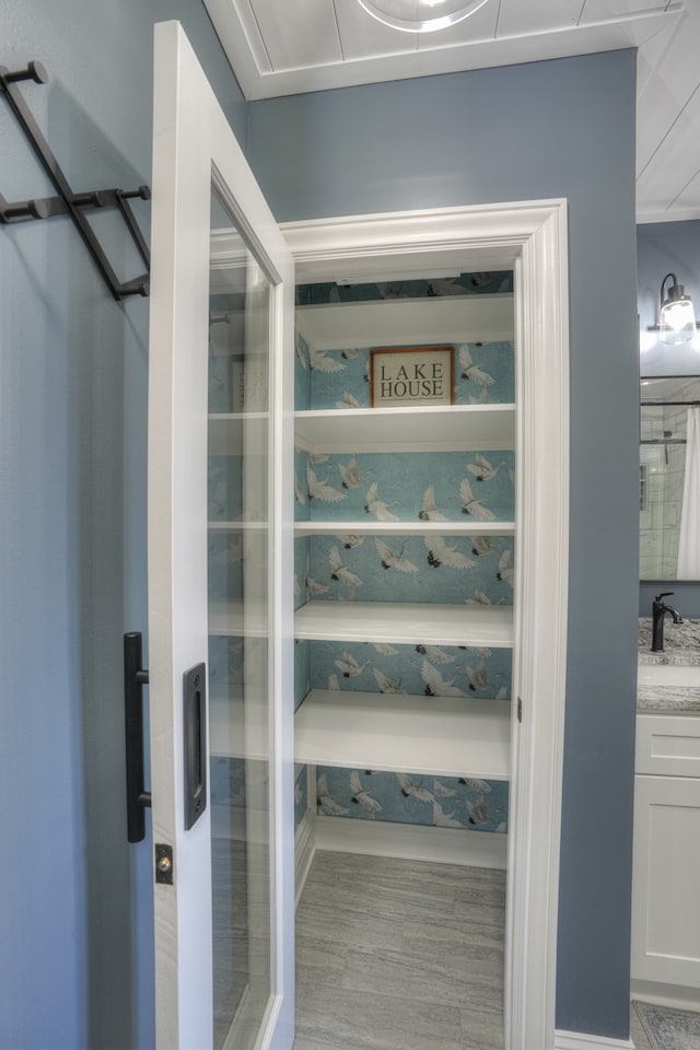 pantry featuring sink