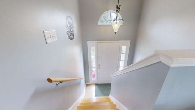 interior space featuring light hardwood / wood-style flooring