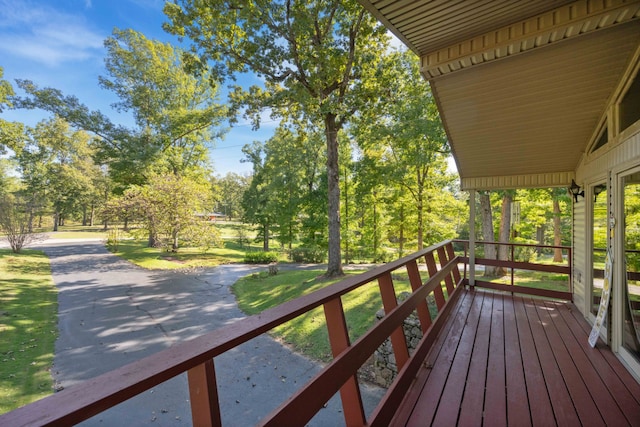 view of deck