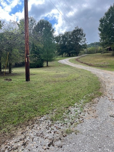 view of road