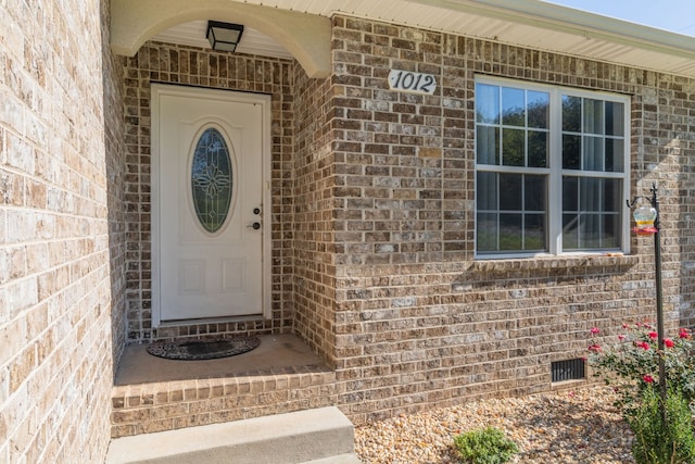 view of property entrance