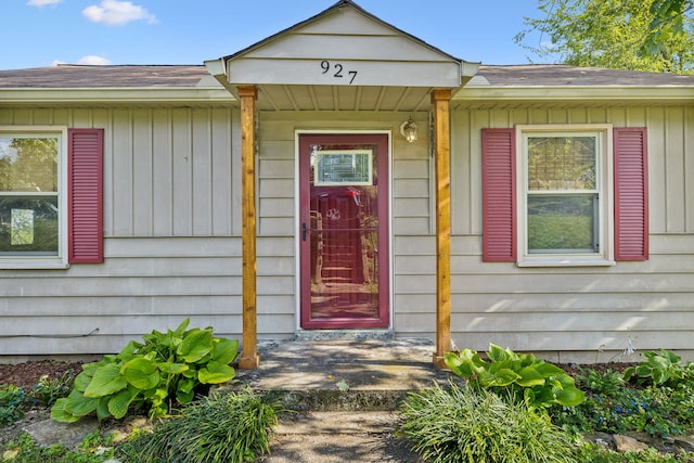 view of entrance to property