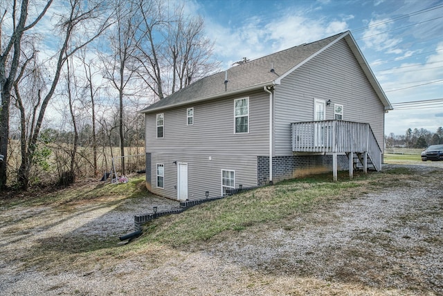 view of rear view of house