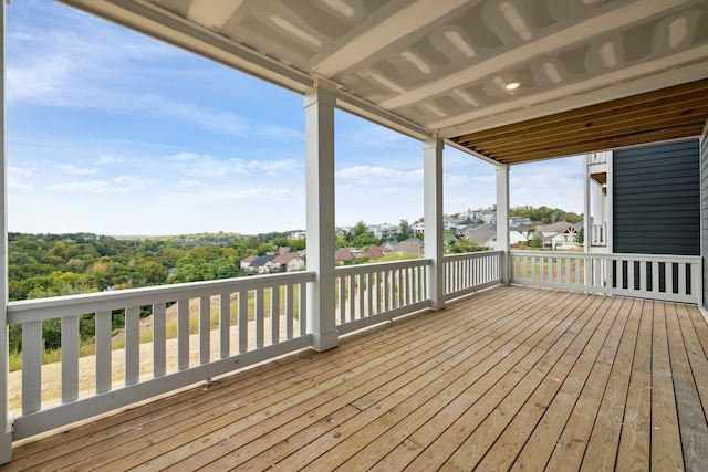 view of deck