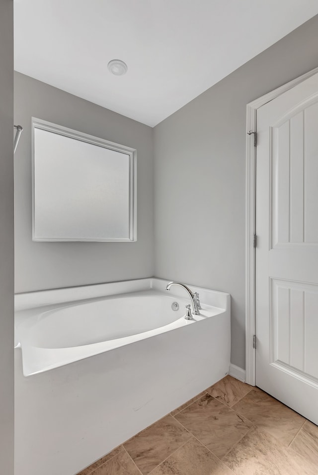 bathroom with a bathtub