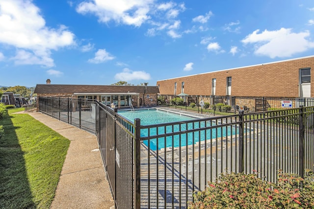 view of pool