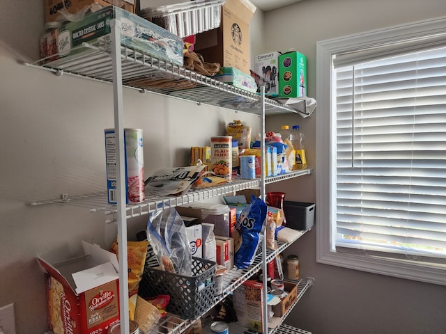 view of pantry