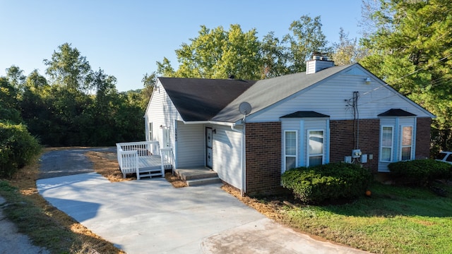 view of front of home