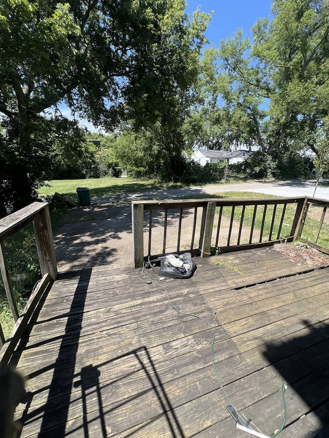 view of deck