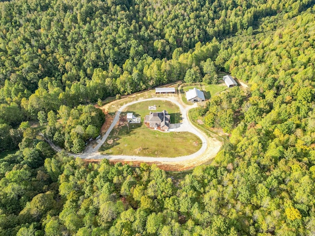 144 Abberly Ln, Hohenwald, TN 38462 - aerial view of property's location featuring a forest